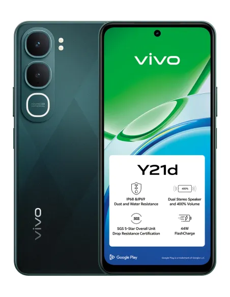 VIVO Y21d 17 cm (6.68") Android 15 4G USB tipo-C 4 GB 256 GB 6500 mAh Verde