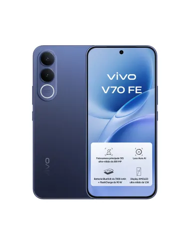 VIVO V70 FE + BUD 17,4 cm (6.83") Doppia SIM Android 16.0 5G USB tipo-C 8 GB 512 GB 7000 mAh Blu
