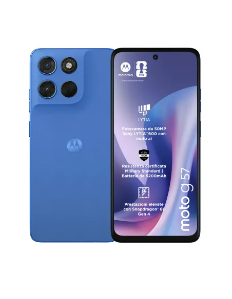 Motorola moto g57 Camera 50MP Doppia SIM Android 16.0 5G USB tipo-C 8 GB 256 GB 5200 mAh Verde