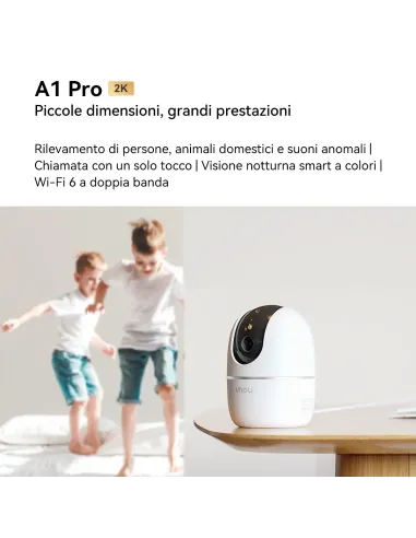 Imou A1 Pro 2K Telecamera di sicurezza IP Interno 2304 x 1296 Pixel Scrivania
