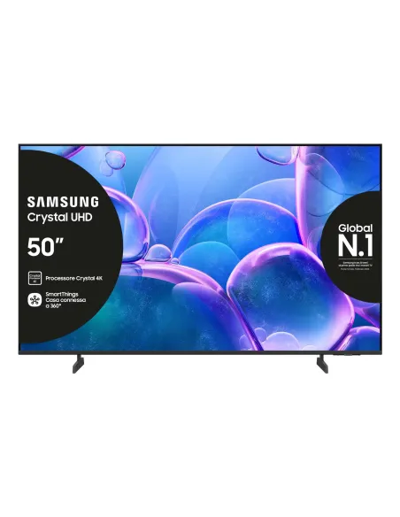 Samsung Crystal UHD 50" UE50U7000FUXZT 4K, Processore Crystal 4K, HDR, Smart Experience, OTS Lite & Adaptive Sound, Metal