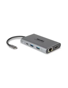 Hamlet HDKC-PD400H replicatore di porte e docking station per laptop Cablato USB 3.2 Gen 1 (3.1 Gen 1) Type-C Grigio 2