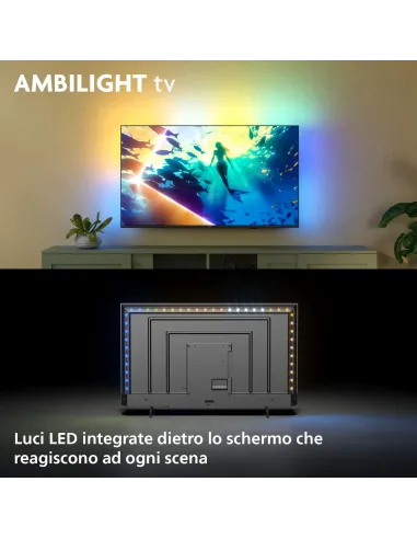 Philips Ambilight TV 55PUS8010 4K UHD LED 139cm 55" Smart TV Dolby Atmos Titan OS