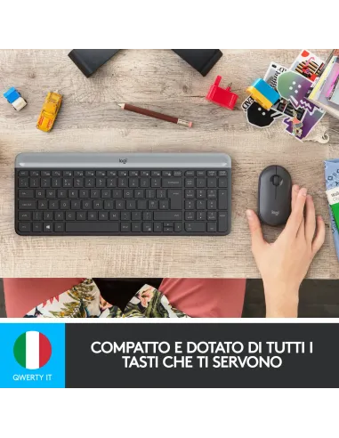 Logitech MK470 Kit Mouse e Tastiera Wireless