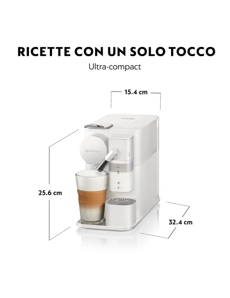 De’Longhi Lattissima One EN510.W Automatica Macchina per espresso 1 L