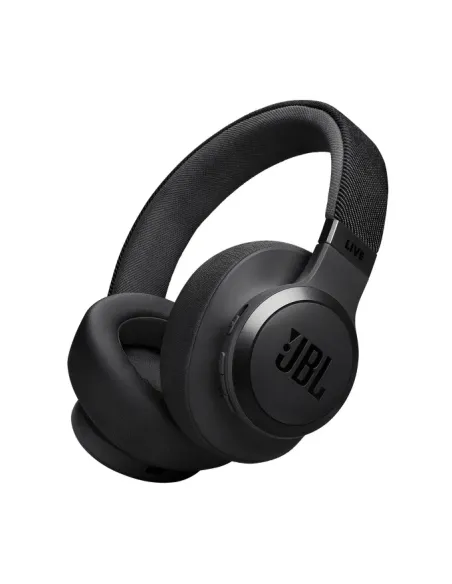 JBL Live 770 NC Cuffie circum-aurali wireless con cancellazione del rumore adattiva, Nero