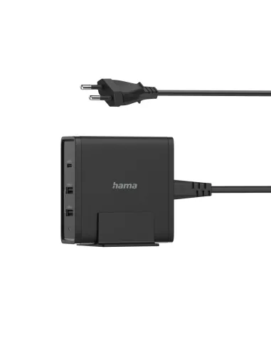 Hama 00200017 Caricabatterie per dispositivi mobili Smartphone, Tablet, Universale Nero AC Ricarica rapida Interno
