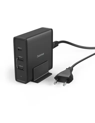 Hama 00200017 Caricabatterie per dispositivi mobili Smartphone, Tablet, Universale Nero AC Ricarica rapida Interno