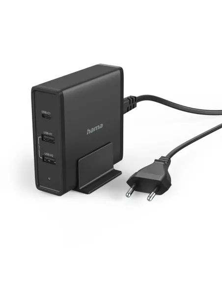 Hama 00200017 Caricabatterie per dispositivi mobili Smartphone, Tablet, Universale Nero AC Ricarica rapida Interno