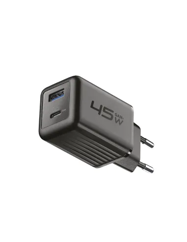 Cellularline MULTIPOWER MICRO 45W Caricabatterie da rete veloce ultracompatto 2 porte, 45W