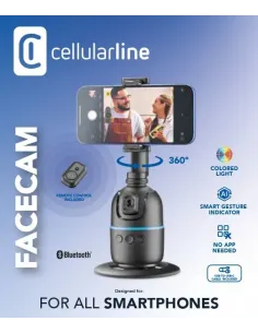 Cellularline Facecam Supporto per telefono con riconoscimento automatico del volto 2