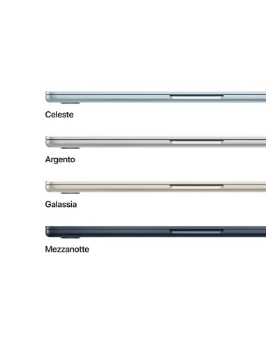 Apple MacBook Air 13" M5 chip 10‑core CPU 10‑core GPU, 16GB, 1TB SSD - Mezzanotte