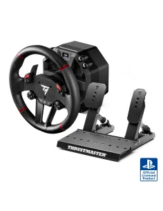 Thrustmaster T598-P Nero, Rosso USB Sterzo + Pedali Analogico Digitale PC, PlayStation 4, PlayStation 5