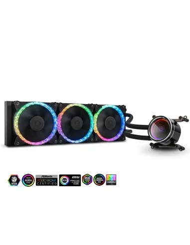 Bitspower BPTA-CYAIO360-NTX sistema di raffreddamento per computer Processore Kit di raffreddamento a liquido Nero 1 pz
