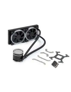 Bitspower Cyclops 240 Processore Raffreddatore di liquidi tutto in uno Nero, Argento 1 pz 2