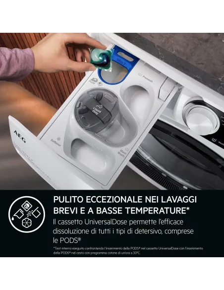 AEG Series 7000 Lavatrice Carica Frontale 10 Kg Classe A 1400 Giri MADE IN ITALY LR7FD104V
