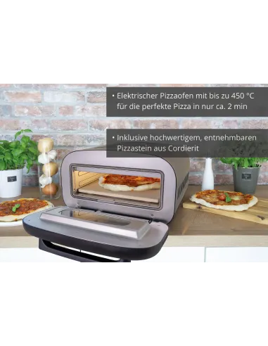 Unold 68805 macchina e forno per pizza 1 pizza(e) 1700 W Nero