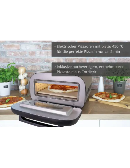 Unold 68805 macchina e forno per pizza 1 pizza(e) 1700 W Nero