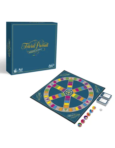 Hasbro Gaming Trivial Pursuit , gioco in scatola, sfida trivial, da 16 anni in su, per 2-6 giocatori
