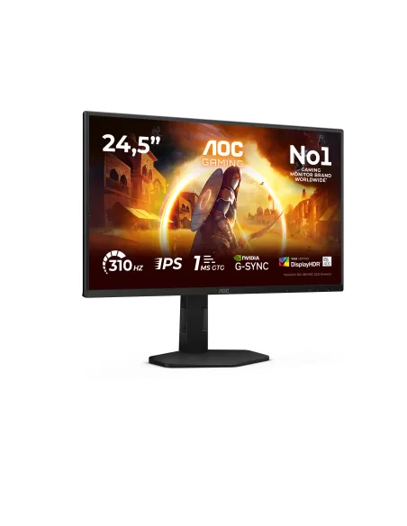 AOC G4 25G4SXU Monitor PC 62,2 cm (24.5") 1920 x 1080 Pixel Full HD LED Nero, Grigio