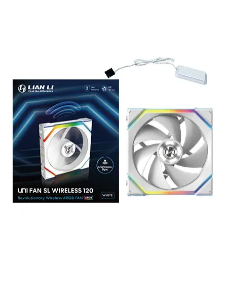 Lian Li UNI FAN SL Wireless 120 Case per computer Ventilatore 12 cm Bianco 1 pz