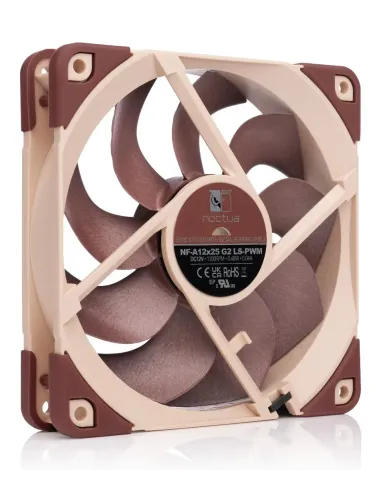 Noctua NF-A12X25 G2 LS-PWM sistema di raffreddamento per computer Case per computer Ventilatore 12 cm Beige 1 pz