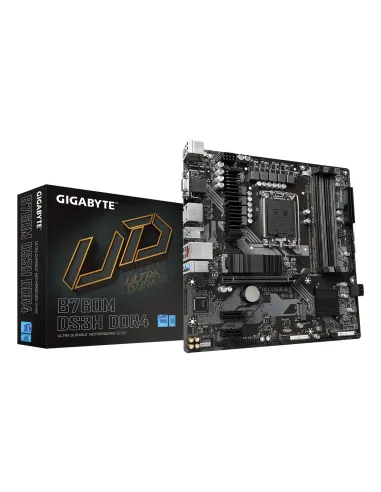 GIGABYTE B760M DS3H DDR4 Scheda Madre - Supporta CPU Intel Core di 14a Generazione, VRM Digitale 6+2+1 Fasi, fino a 5333MHz