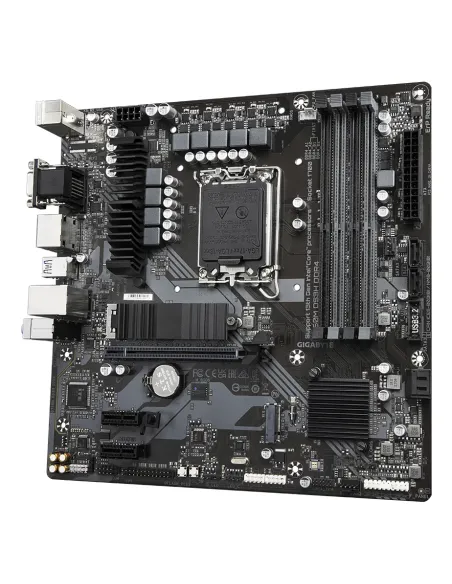 GIGABYTE B760M DS3H DDR4 Scheda Madre - Supporta CPU Intel Core di 14a Generazione, VRM Digitale 6+2+1 Fasi, fino a 5333MHz