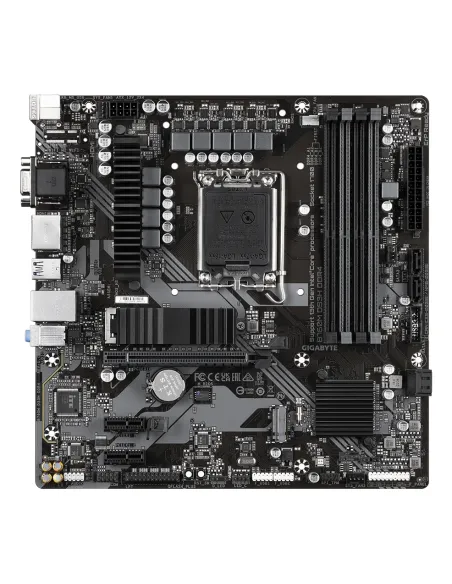 GIGABYTE B760M DS3H DDR4 Scheda Madre - Supporta CPU Intel Core di 14a Generazione, VRM Digitale 6+2+1 Fasi, fino a 5333MHz