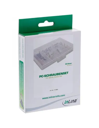 InLine Viti per PC con distanziali, jumper, assortimento in box , 94pz