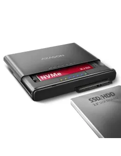 Axagon ADSA-CC USB-C 10Gbps - NVMe M.2 SSD & SATA 2.5 3.5 SSD HDD CLONE MASTER 2 - Digital Daten - NVMe USB 3.2 Gen 2 (3.1 Gen