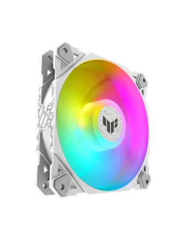 ASUS TUF GAMING TF120 ARGB WHITE EDITION Case per computer Raffreddatore d'aria 12 cm Bianco 1 pz