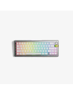 Glorious Gaming GMMK 3 PRO HE 65% Prebuilt Wireless tastiera RF Wireless QWERTY Inglese US Argento