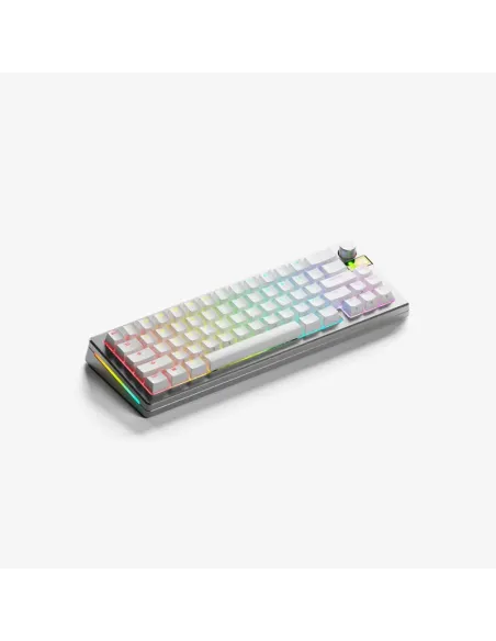 Glorious Gaming GMMK 3 PRO HE 65% Prebuilt Wireless tastiera RF Wireless QWERTY Inglese US Argento