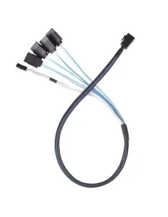 Silverstone CPS05 0,5 m Nero, Blu, Bianco 2