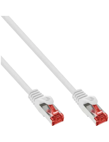 InLine Cavo patch Lan, S FTP (PiMf), Cat.6, 250 MHz, PVC, CU, bianco, 2m