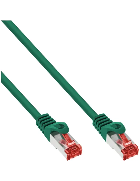 InLine Cavo patch Lan, S FTP (PiMf), Cat.6, 250 MHz, PVC, CU, verde, 2m