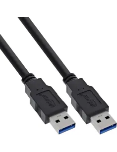 InLine Cavo USB 3.0 A maschio A maschio, nero, 0,3m