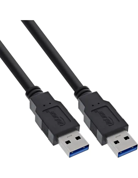 InLine Cavo USB 3.0 A maschio A maschio, nero, 0,3m