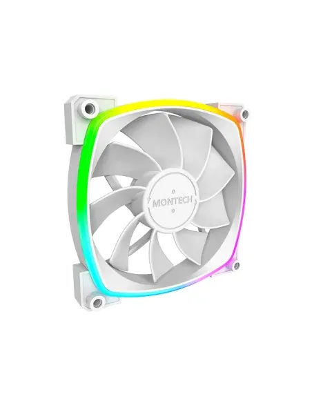 Montech RX120 PWM Case per computer Ventilatore 12 cm Bianco 1 pz