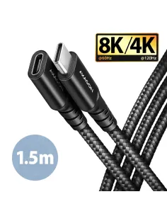 Axagon BUCM32-CF15AB cavo USB USB 3.2 Gen 2x2 1,5 m USB C 20 Gbit s 240 W Nero
