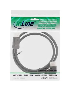 InLine Cavo DisplayPort 1.4, 8K4K, ad angolo retto, nero oro, 5m 2