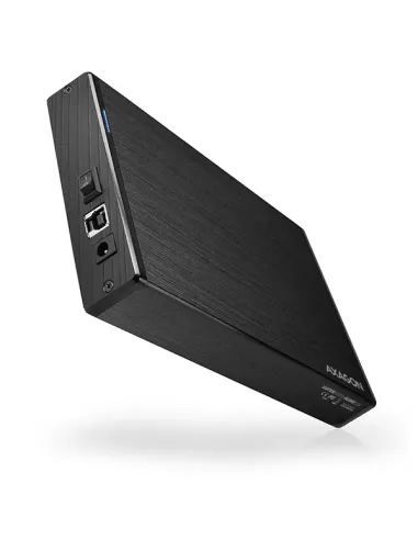 Axagon EE35-XA3 contenitore di unità di archiviazione Custodia per Disco Rigido (HDD) Nero 3.5"