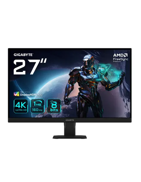 GIGABYTE GS27U 27" Monitor da gioco UHD - 3840 x 2160, 160Hz, 1ms, 350 cd m², Display HDR400, HDMI 2.1, DisplayPort 1.4