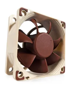 Noctua NF-A6x25 PWM Case per computer Ventilatore 6 cm Beige, Marrone
