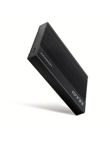 Axagon EE25-GTR USB-C 3.2 Gen 2 - SATA 6G 2.5\" externes Festplattengehäuse geriffelt Box esterno HDD SSD Nero 2.5"