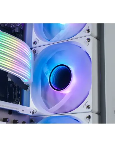 Jonsbo SL-120BR sistema di raffreddamento per computer Case per computer Ventilatore 12 cm Nero, Bianco 1 pz