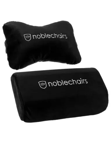 noblechairs Cushion set Nero, Bianco 2 pz