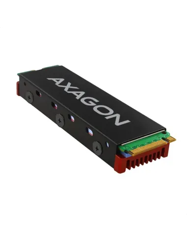 Axagon CLR-M2 sistema di raffreddamento per computer M.2 NVMe SSD, Unità allo stato solido Dissipatore di calore Radiatore