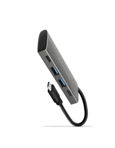 Axagon HMC-4G2 hub di interfaccia USB 3.2 Gen 2 (3.1 Gen 2) Type-C 10000 Mbit s Grigio